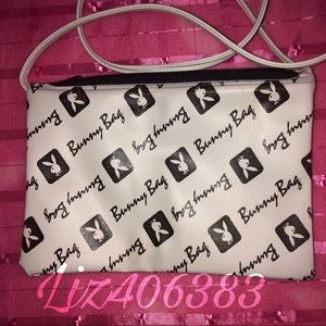 Vintage mini white and black Playboy Bunny Bag